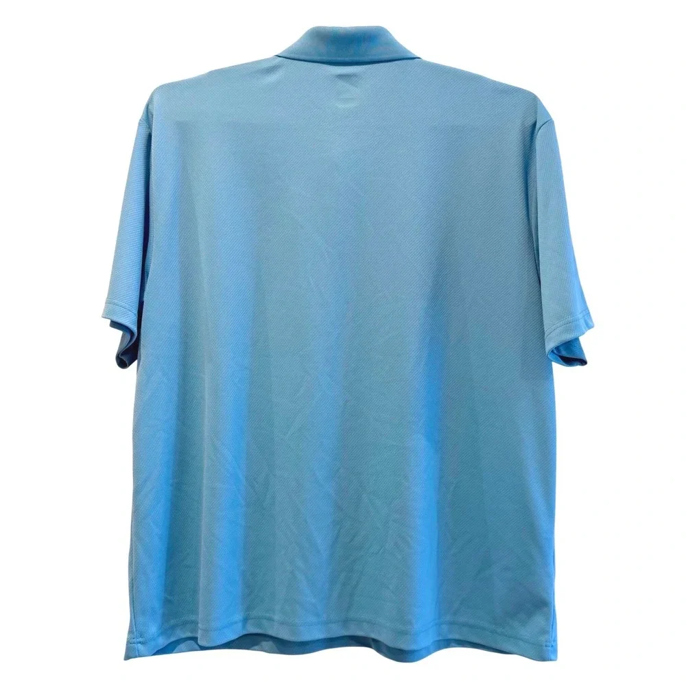 PRO TOUR Airplay Golf Polo Shirt Blue XXL Men's Short Sleeve Polyester
